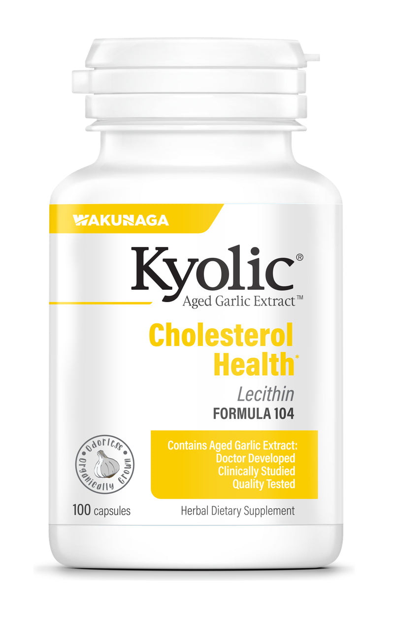 104 Aged Garlic Extract Cholesterol 100 Capsules