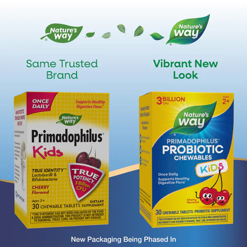 Primadophilus Kids Cherry Flavored 30 Chewable Tablets