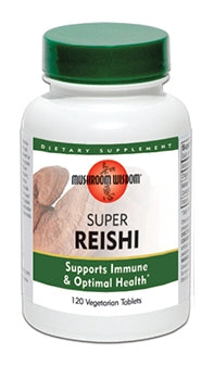 Super Reishi 120 Vegetable Tablets by Mushroom Wisdom