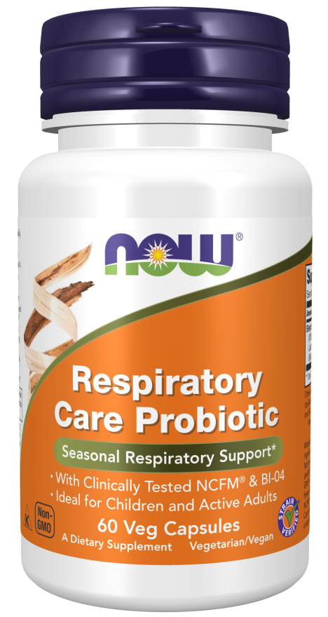 Respiratory Care Probiotic 60 Veg Capsules, NOW Foods