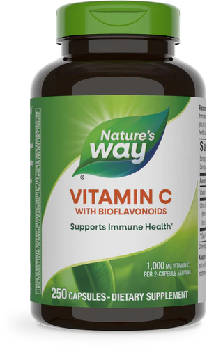 Vitamin C with Bioflavonoids 500 mg 250 Capsules