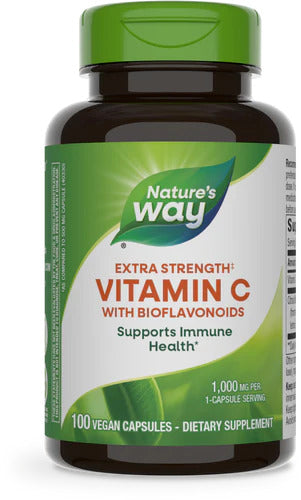 Vitamin C with Bioflavonoids Extra Strength 1000 mg 250 Veg Capsules by Nature&