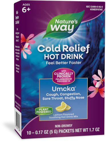 Umcka ColdCare Soothing Hot Drink Lemon Flavor 10 Packets