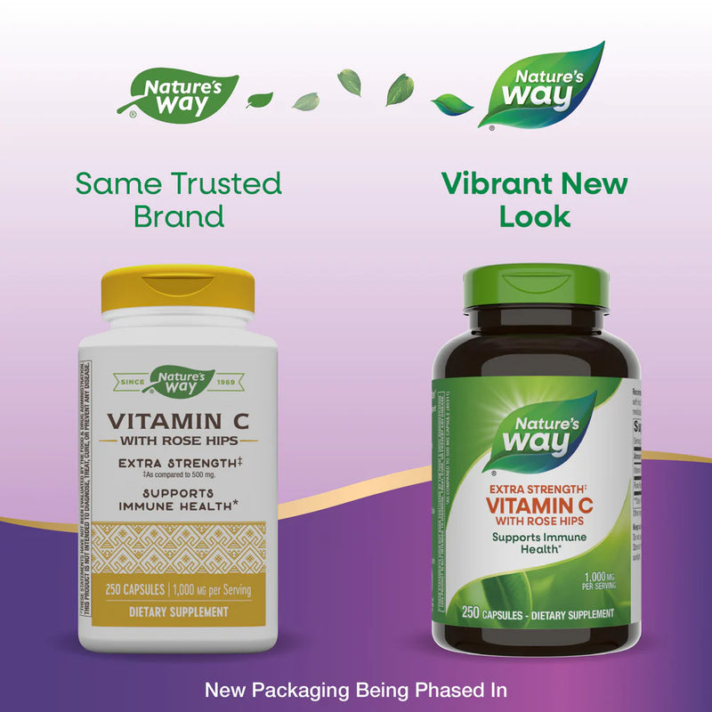 Vitamin c with Rose Hips 1000 mg 250 Capsules