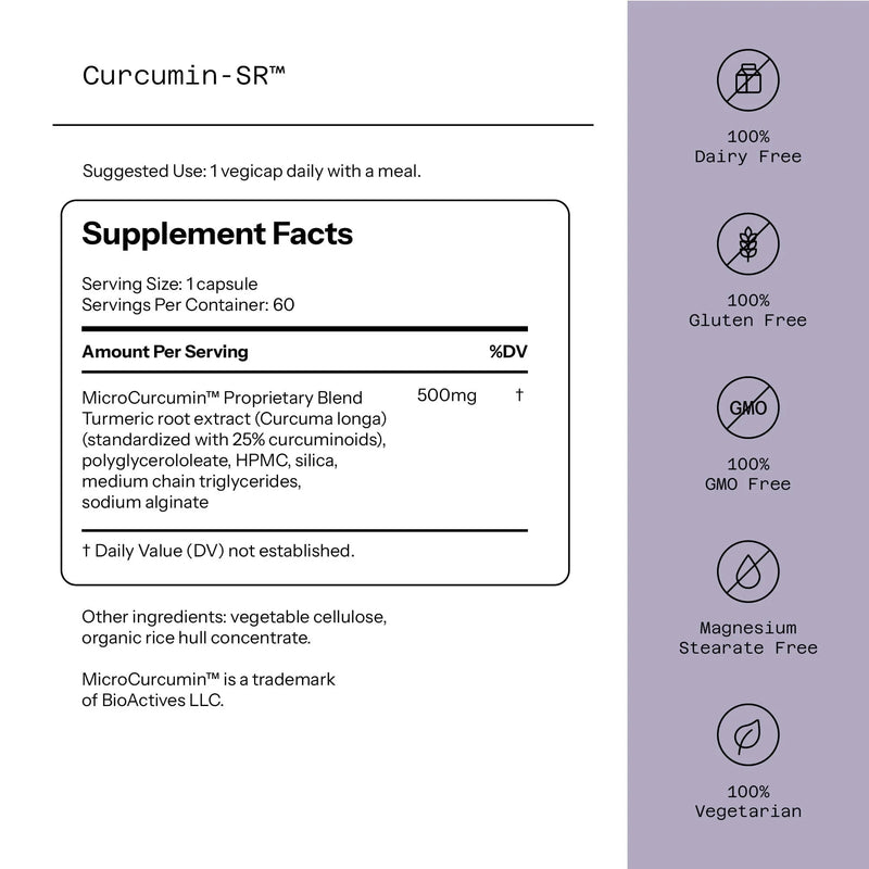 Curcumin-SR 125 mg 60 Vegicaps