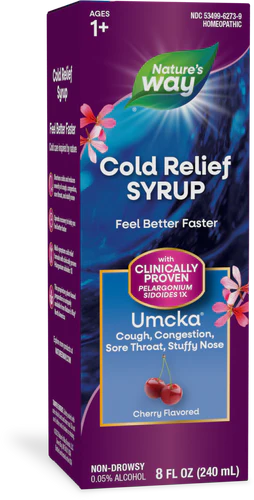 Umcka ColdCare Soothing Syrup Cherry Flavor 8 fl oz (240 ml)