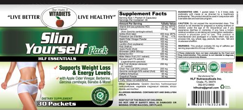 Slim Yourself Pack 30 Packets by Your Health & Vitadiets