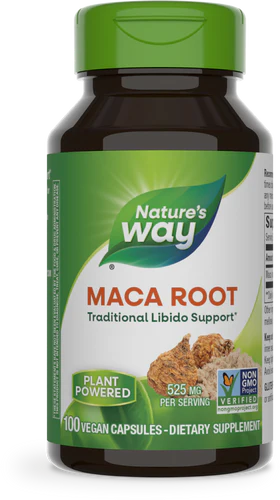 Maca Root 525 mg 100 Vegetarian Capsules by Nature&