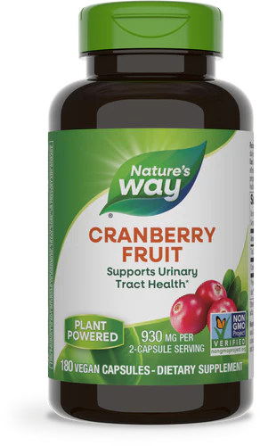 Cranberry Fruit 465 mg 180 Vegetarian Capsules by Nature&