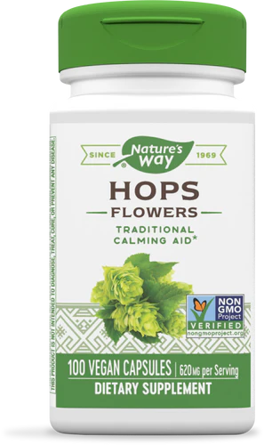 Hops Flowers 310 mg 100 Vegetarian Capsules