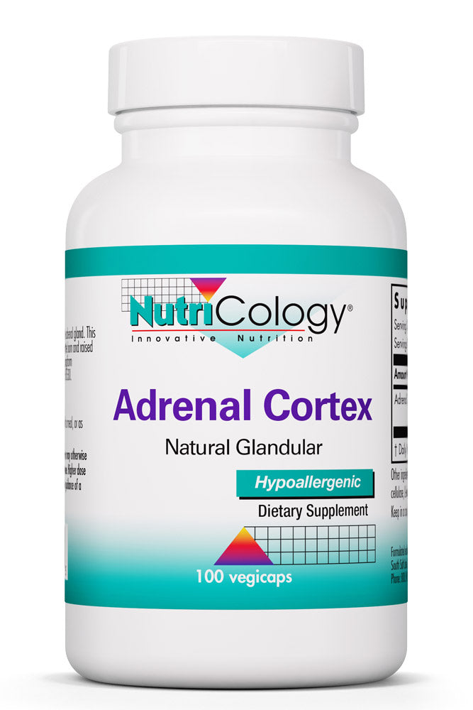 Adrenal Cortex Natural Glandular 100 Vegicaps by Nutricology best price