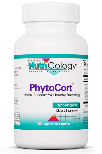 PhytoCort 120 Vegetarian Capsules by Nutricology best price