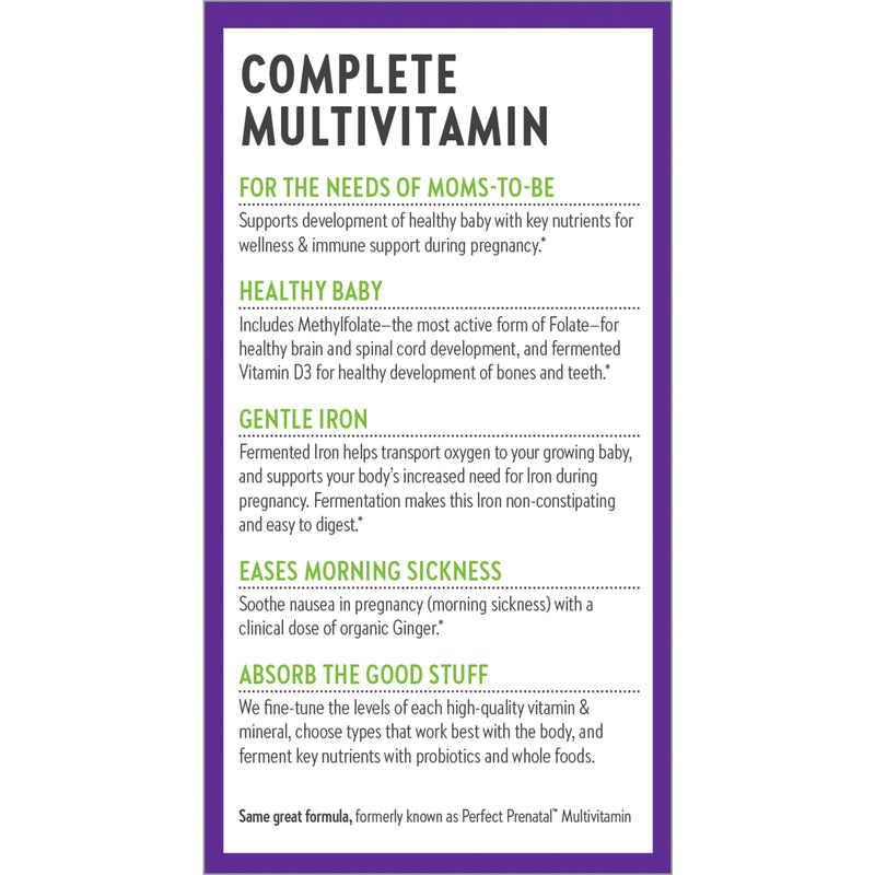Advanced Perfect Prenatal Multivitamin 192 Tablets