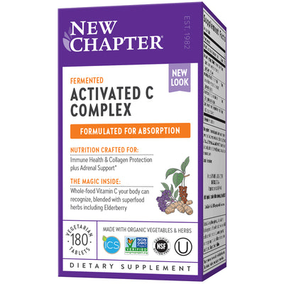 Activated C Food Complex 180 Tablets by New Chapter best price