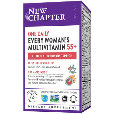 Every Woman's One Daily Whole-Food Multi 55+ 72 Vegetarian Tablets by New Chapter best price