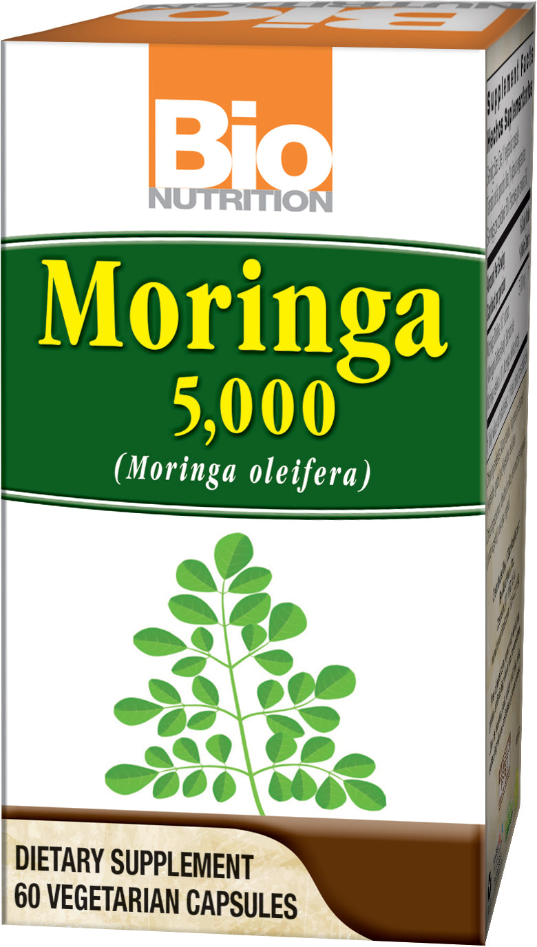 Moringa Super Food 5,000 mg 60 Vegetable Capsules by Bio Nutrition best price