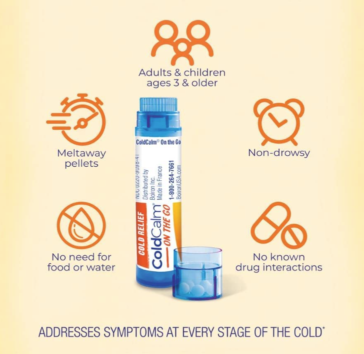 ColdCalm® On the Go - 160 Pellets, by Boiron