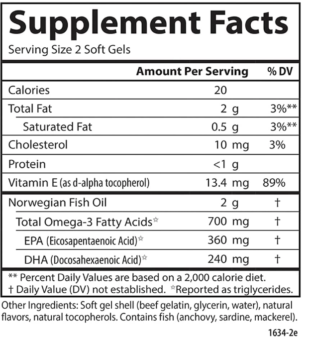 The Very Finest Fish Oil, Lemon, 700 mg 120 + 30 Soft Gels, by Carlson