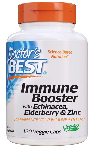 Immune Booster with Echinacea, Elderberry & Zinc, 120 Veggie Caps, by Doctor&