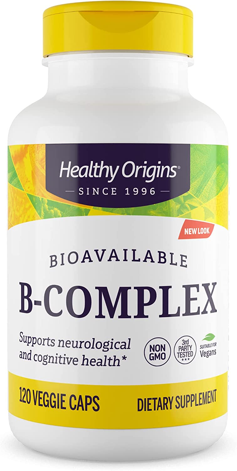 B-Complex Healthy Origins 120 Vegetarian Capsules