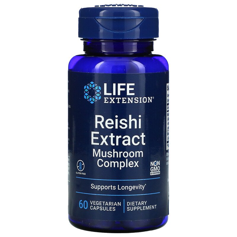 Reishi Extract Mushroom Complex 60 Vegetarian Capsules