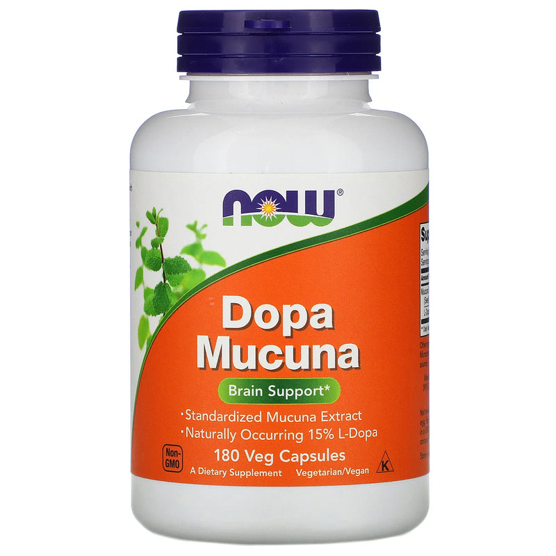 Dopa Mucuna 180 Veg Capsules by NOW