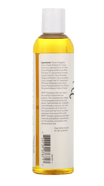 Refreshing Vanilla Citrus Massage Oil 8 fl oz (237 ml) by NOW