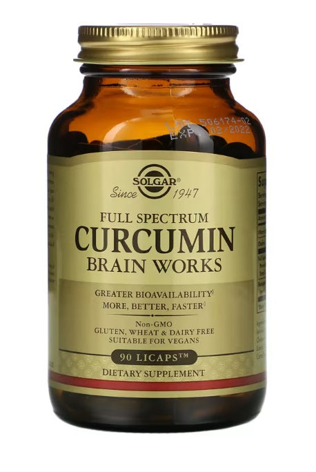 Full Spectrum Curcumin Brain Works 90 Licaps