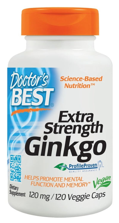 Extra Strength Ginkgo 120 mg 120 Veggie Caps