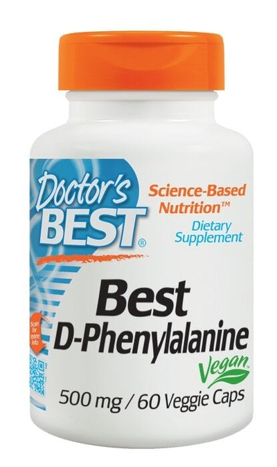 Best D-Phenylalanine 500 mg 60 Veggie Caps