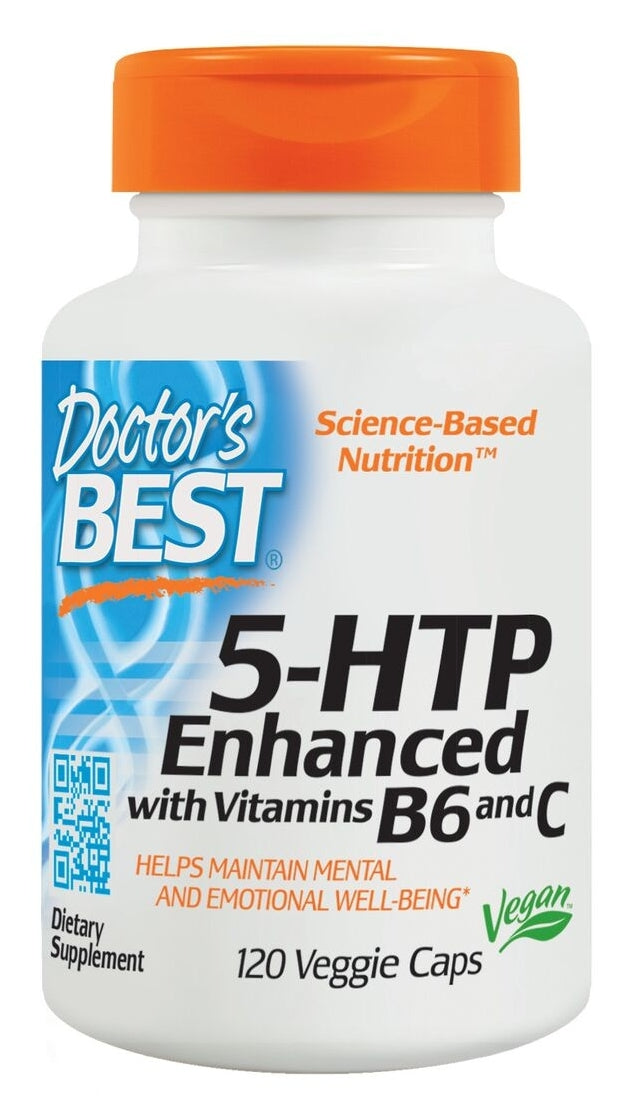 5-HTP Enhanced with Vitamins B6 and C 120 Veggie Caps