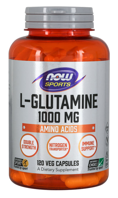 Now Sports, L-Glutamine 1000 mg 120 Capsules