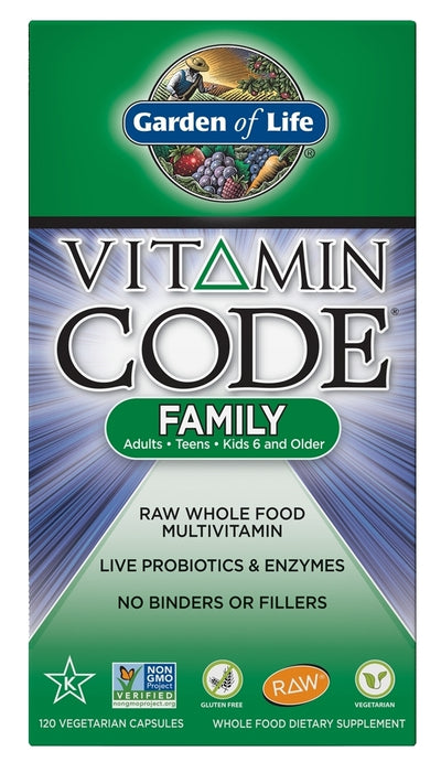 Vitamin Code Family 120 Vegetarian Capsules
