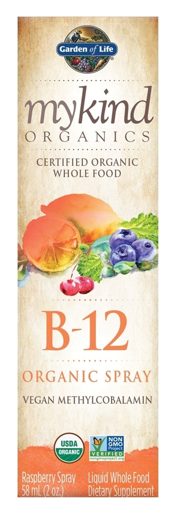 mykind Organics B-12 Organic Spray 2 oz (58 ml)