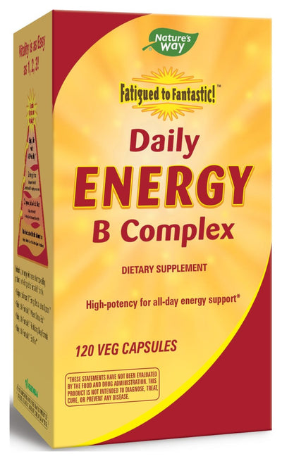 Fatigued to Fantastic Daily Energy B Complex 120 Veg Capsules