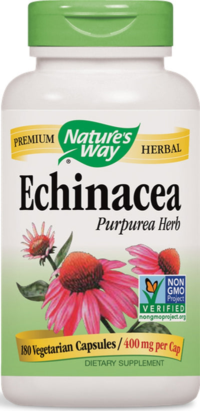Echinacea Purpurea Herb 400 mg 180 Vegetarian Capsules