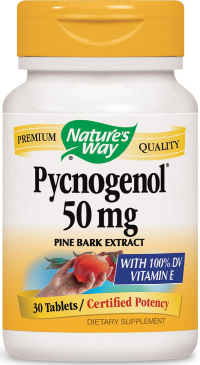Pycnogenol Pine Bark Extract 50 mg 30 Tablets