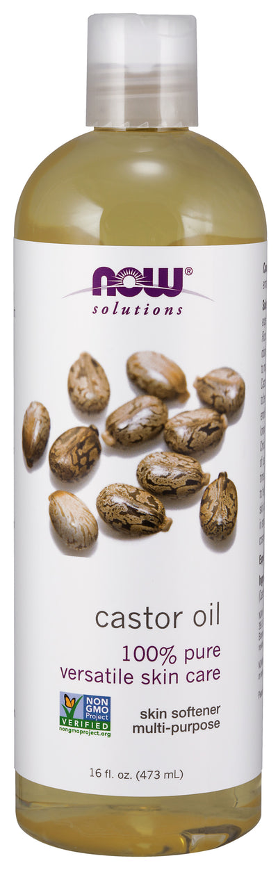 Now Solutions - Castor Oil 16 fl oz (473 ml)