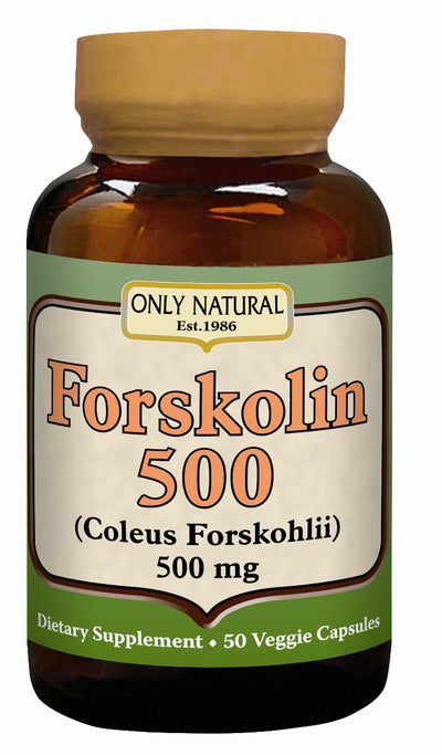 Forskolin 500 (Coleus Forskohlii) 500 mg 50 Veggie Capsules