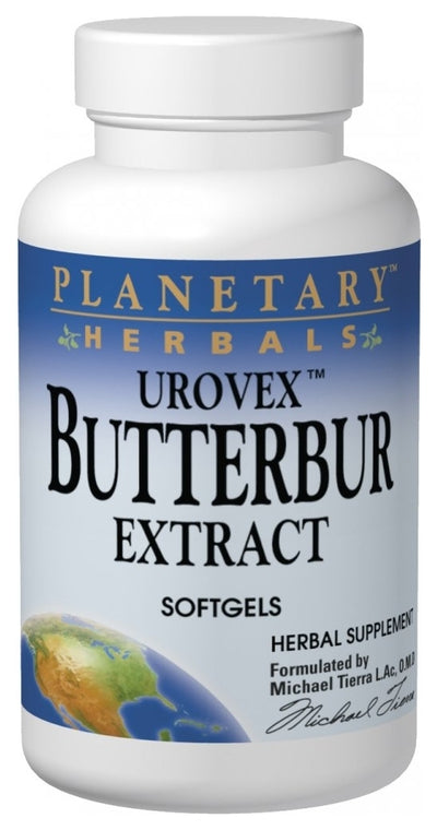Urovex Butterbur Extract 50 Softgels