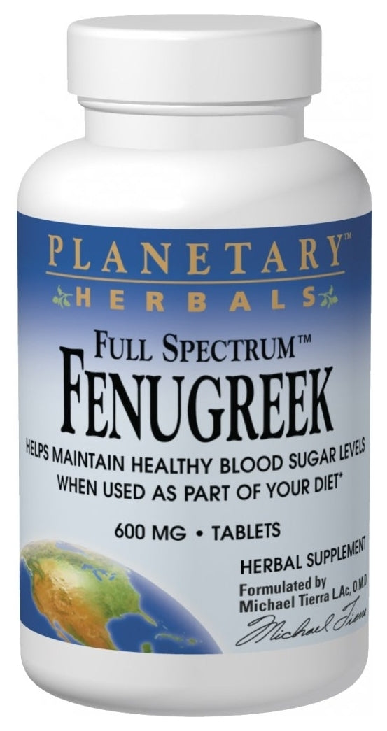 Full Spectrum Fenugreek 600 mg 120 Tablets