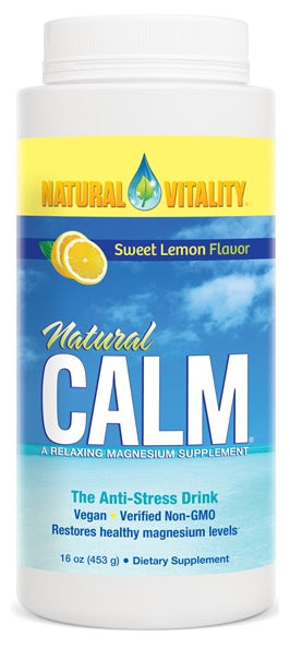 Natural Calm Sweet Lemon Flavor 16 oz