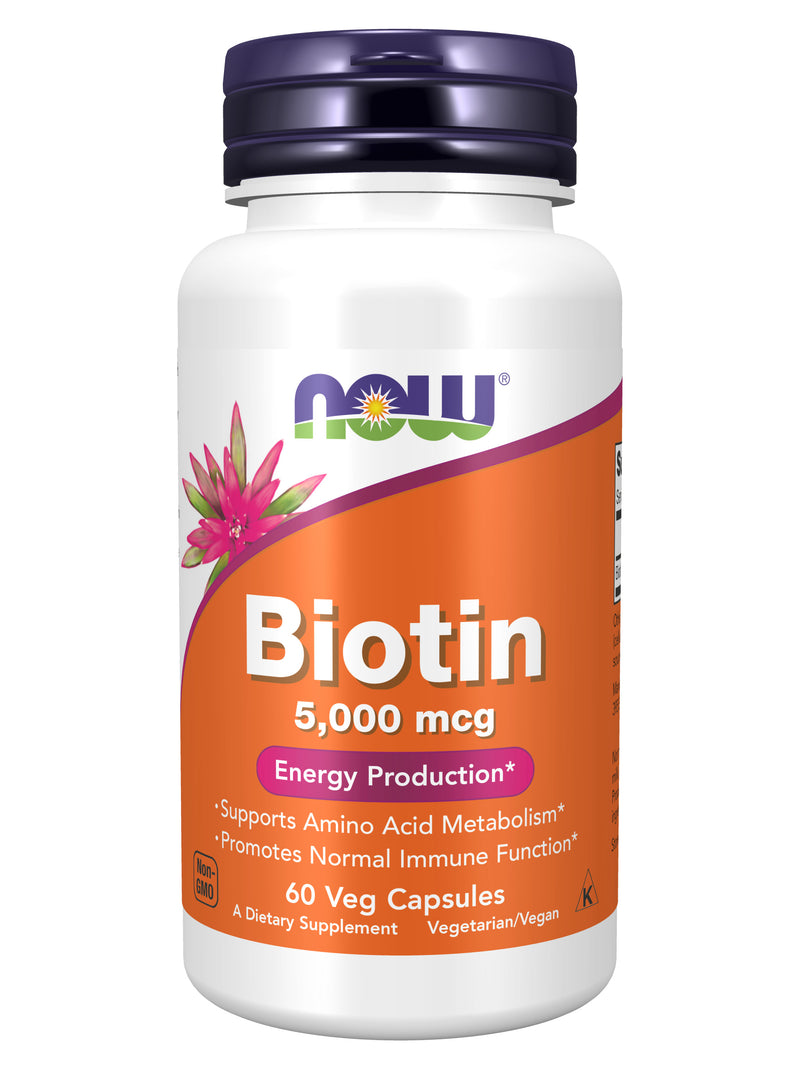 Biotin 5,000 mcg 60 Veg Capsules