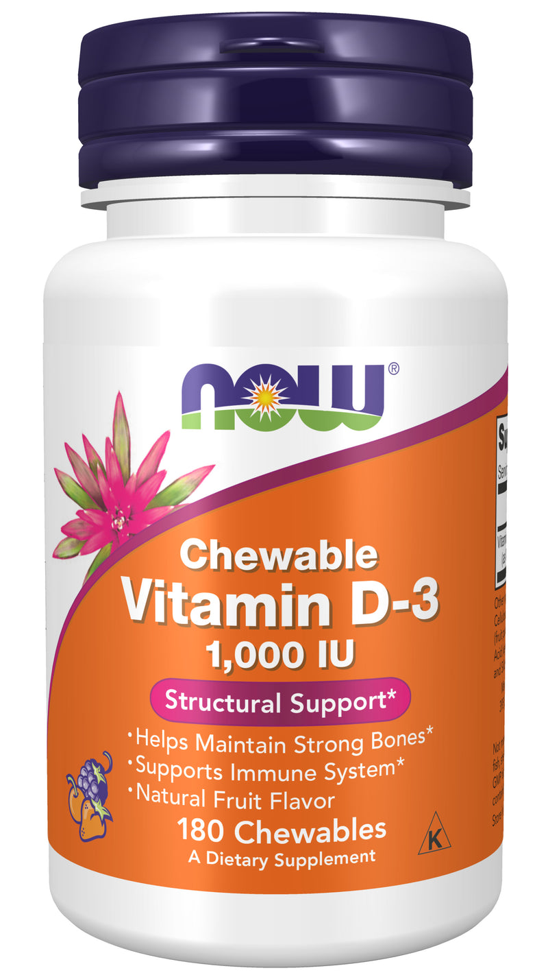 Chewable Vitamin D-3 1,000 IU 180 Chewables