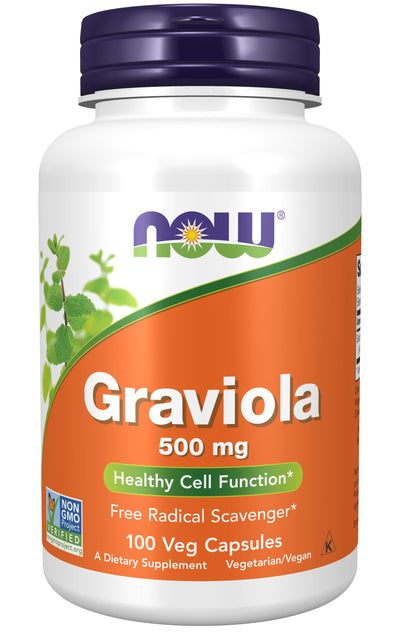Graviola 500 mg 100 Veg Capsules | By Now Foods - Best Price